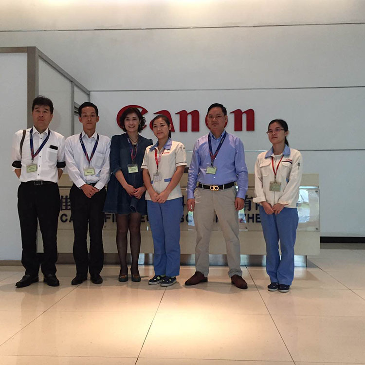 陪日本客人到、比亞迪汽車集團(tuán)、華星光電集團(tuán)、日本佳能精技集團(tuán)